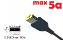 Kolega-Power Dc cable for power adapter Square tip 11.0x4.5mm (+pin)_5