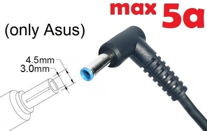 Kolega-Power Dc cable for power adapter 4.5x3.0(2.7)mm (+pin)_0