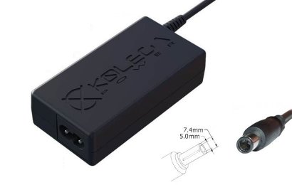 Kolega-Power Laptop power supply adapter for HP 18.5v 3.5a 65w 7.4x5.0mm (+pin)_0