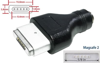 Kolega-Power Переходник для блока питания MagSafe 2_0