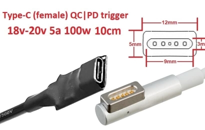 Kolega-Power Переходник для блока питания MagSafe 1_0