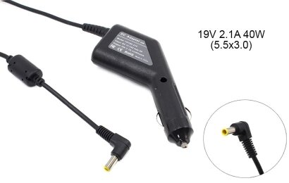 Kolega-Power Laptop power supply adapter for Samsung 19v 2.1a 40w 5.5x3.0 or 5.0x3.0mm (+pin)_0