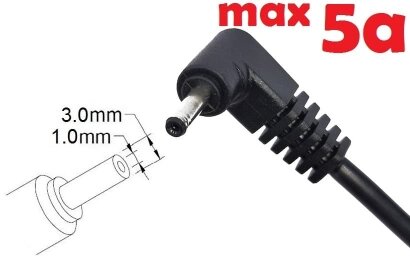 Kolega-Power Dc cable for power adapter 3.0x1.0(0.9/1.1)mm_0