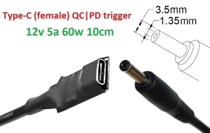 Kolega-Power Adapter to 12v (max 5a, 60w) 3.5x1.35mm_0