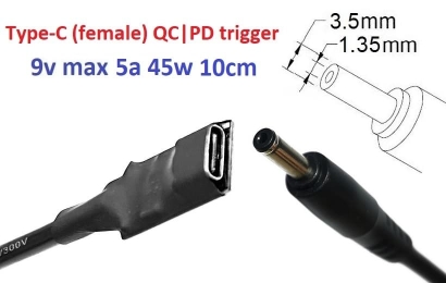 Kolega-Power Adapter for router 9v (3a, 27w) 3.5x1.35mm_0