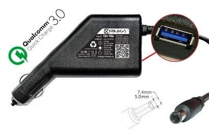 Kolega-Power Laptop power supply adapter for HP 18.5v 3.5a 65w 7.4x5.0mm (+pin)_0