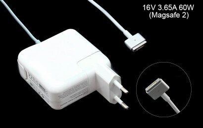 Kolega-Power Laptop power supply adapter for Apple 16.5v 3.65a 60w MagSafe 2_0