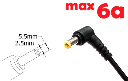 Kolega-Power Dc cable for power adapter 5.5x2.5mm_0