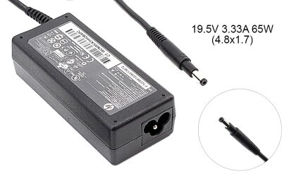 Kolega-Power Laptop power supply adapter for HP 19.5v 2.31a 45w 4.8x1.7mm (long black)_0