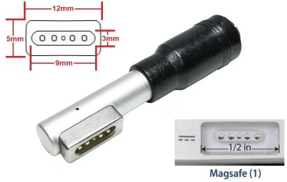 Kolega-Power Переходник для блока питания MagSafe 1_0