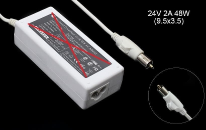 Kolega-Power Laptop power supply adapter for Apple 24v 2a 48w 9.5*3.5mm_0