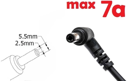 Kolega-Power Dc cable for power adapter 5.5x2.5mm_0