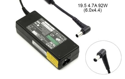 Kolega-Power Laptop power supply adapter for Sony 19.5v 4.1a 80w 6.0x4.4 or 6.5x4.0mm (+pin)_0