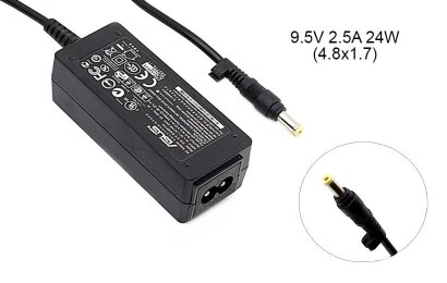 Kolega-Power Laptop power supply adapter for Asus 9.5v 2.5a 24w 4.8x1.7mm_0
