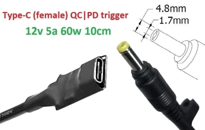 Kolega-Power Adapter to 12v (max 5a, 60w) 4.8x1.7mm_0