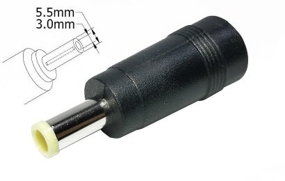 Kolega-Power Adapter for power supply 5.5x3.0 or 5.0x3.0mm (+pin)_0