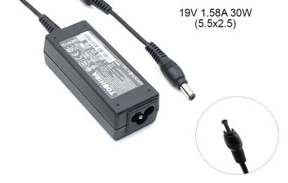 Kolega-Power Laptop power supply adapter for Toshiba 19v 1.58a 30w 5.5x2.5mm_0