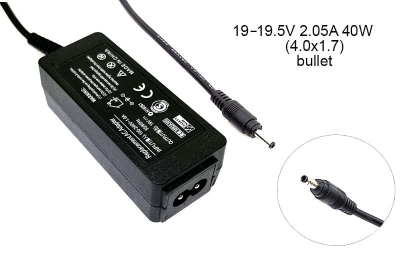 Kolega-Power Laptop power supply adapter for HP 19.5v 2.05a 40w 4.0x1.7mm (bullet)_0