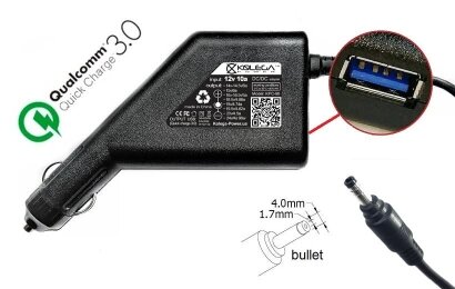 Kolega-Power Laptop power supply adapter for HP 19.5v 2.05a 40w 4.0x1.7mm (bullet)_0