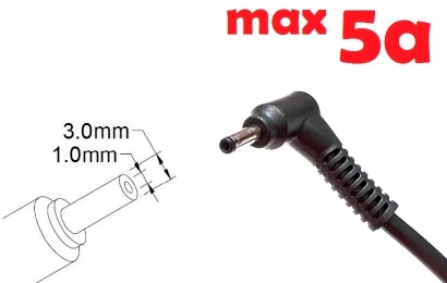 Kolega-Power Dc cable for power adapter 3.0x1.0(0.9/1.1)mm_0