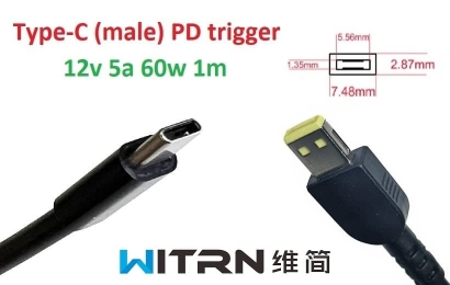 Kolega-Power Adapter to 12v (max 5a, 60w) Square tip 7.50x2.89mm (NO pin)_0