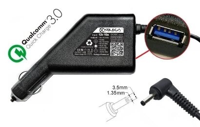 Kolega-Power Laptop power supply adapter for HP 19v 1.58a 30w 3.5x1.35mm_0