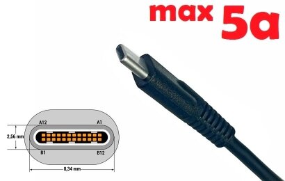 Kolega-Power Dc cable for power adapter Type-C USB_0