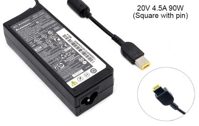 Kolega-Power Laptop power supply adapter for Lenovo 20v 4.5a 90w Square tip 11.0x4.5mm (+pin)_0