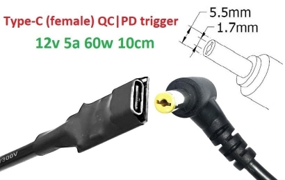 Kolega-Power Adapter to 12v (max 5a, 60w) 5.5x1.7mm_0