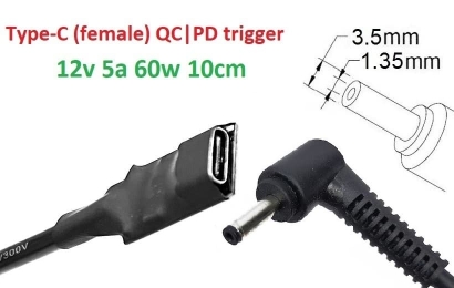 Kolega-Power Adapter to 12v (max 5a, 60w) 3.5x1.35mm_0
