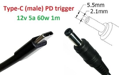 Kolega-Power Adapter to 12v (max 5a, 60w) 5.5x2.1mm_0