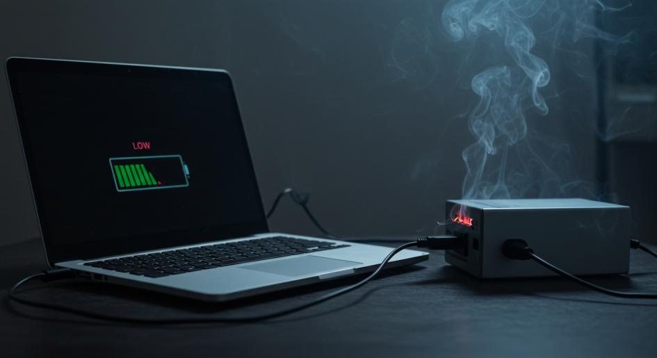 Kolega-Power Почему зарядка ноутбука идет медленно и как это исправить?_0